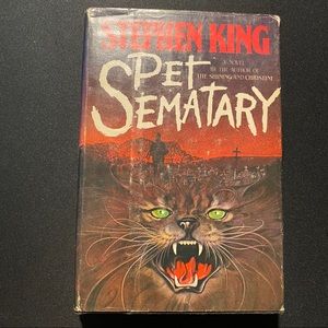 Pet Semetary By Stephen King. Hardcover Book Club Edition
